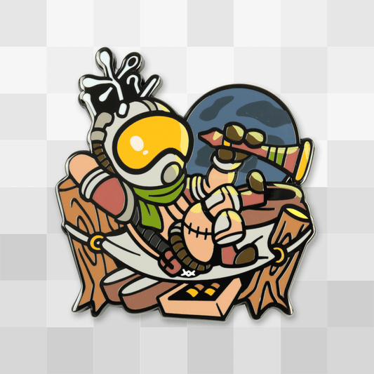 Gabbro's Island Enamel Pin