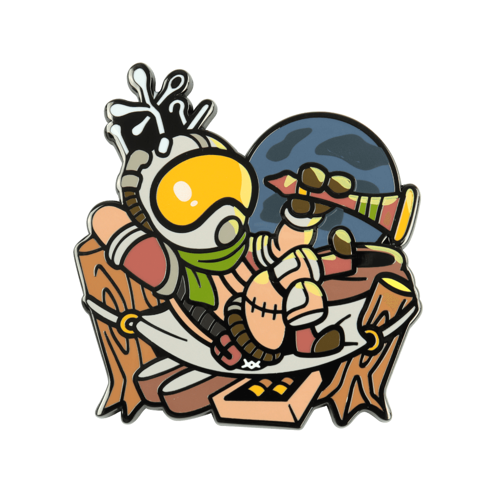 Gabbro's Island Enamel Pin