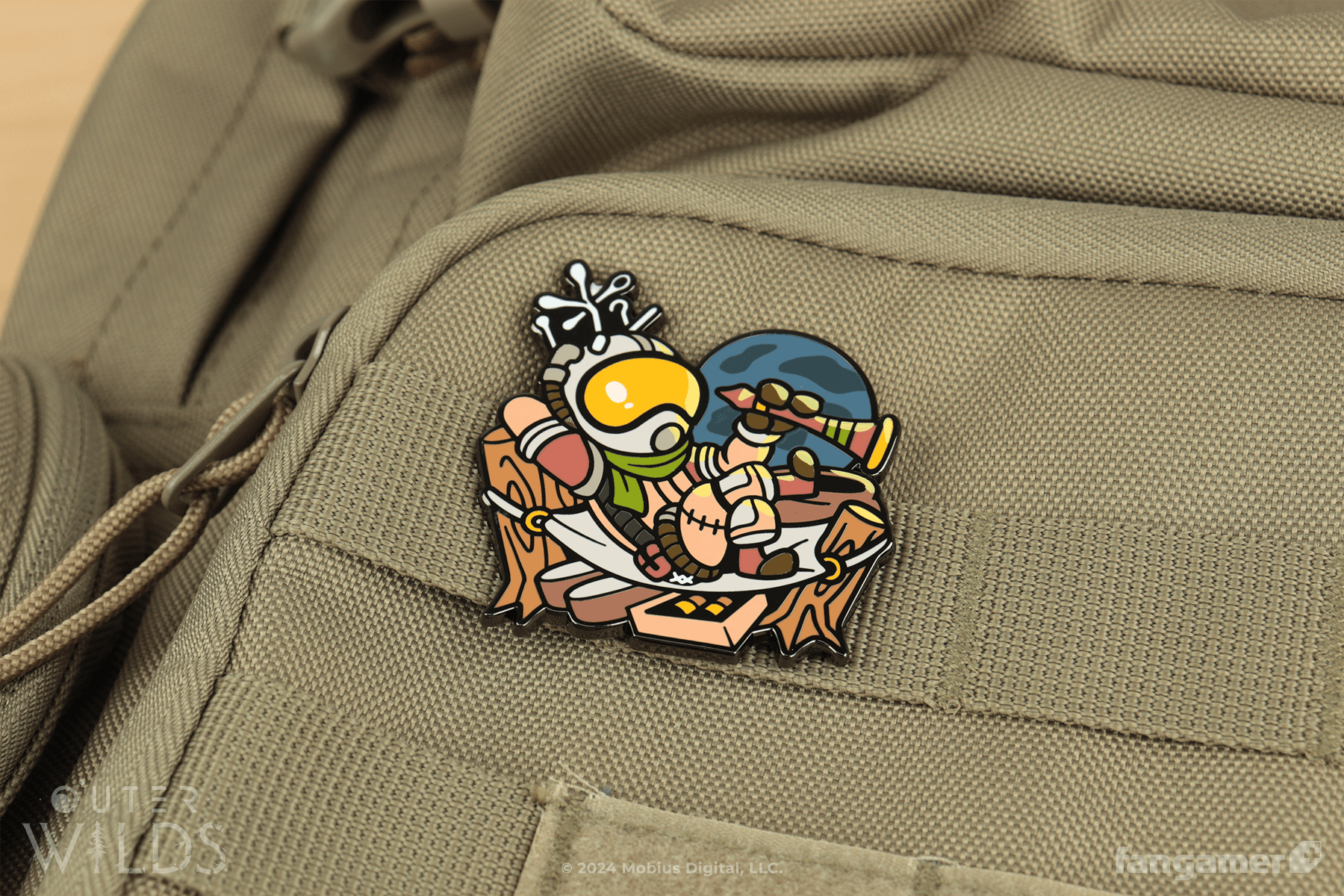 Gabbro's Island Enamel Pin