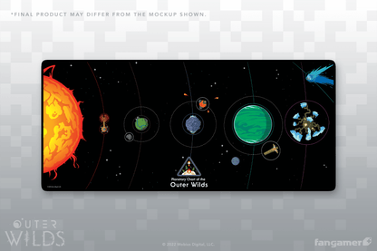 Planetary Chart Desk Mat