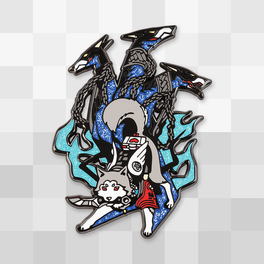 Koromaru and Cerberus Pin