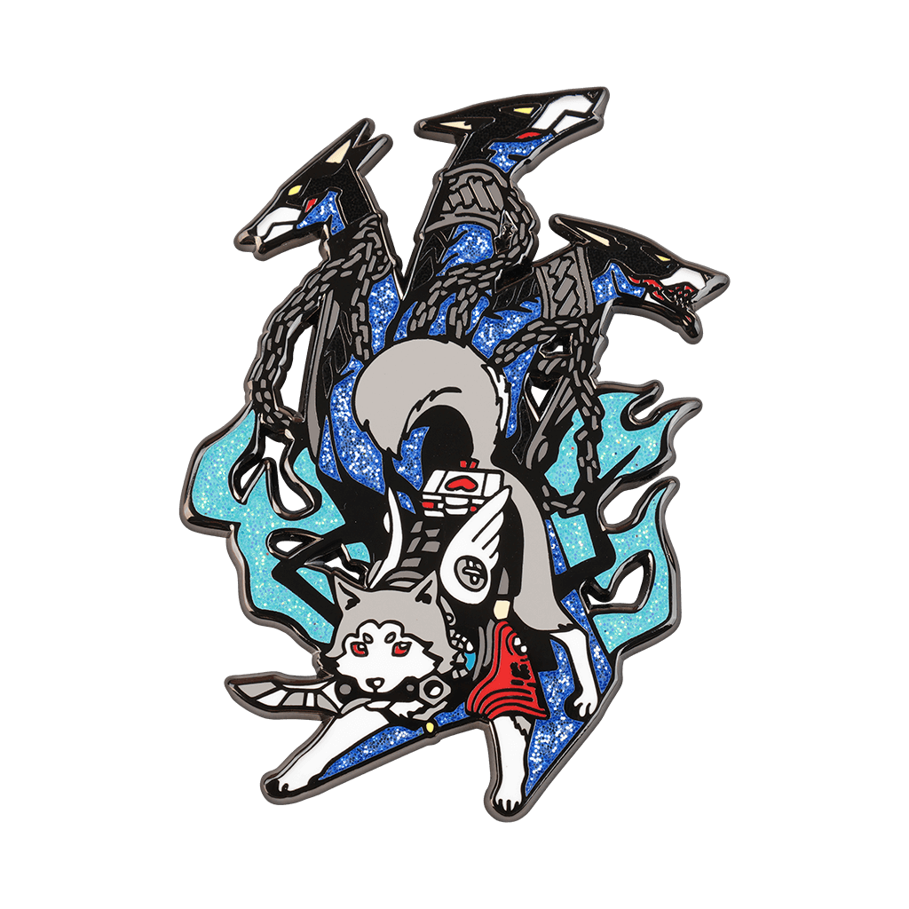 Koromaru and Cerberus Pin