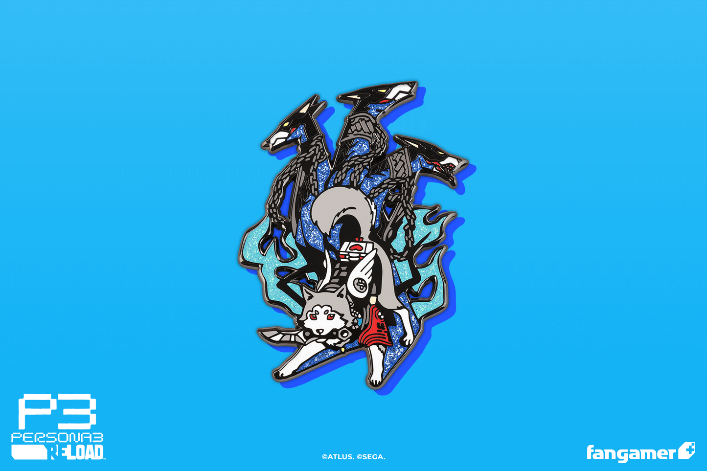Koromaru and Cerberus Pin