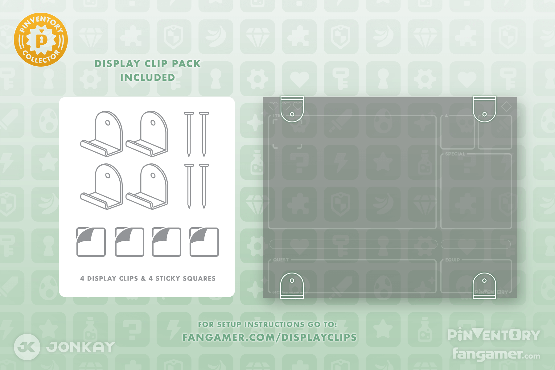 Quest Gear Pinboard