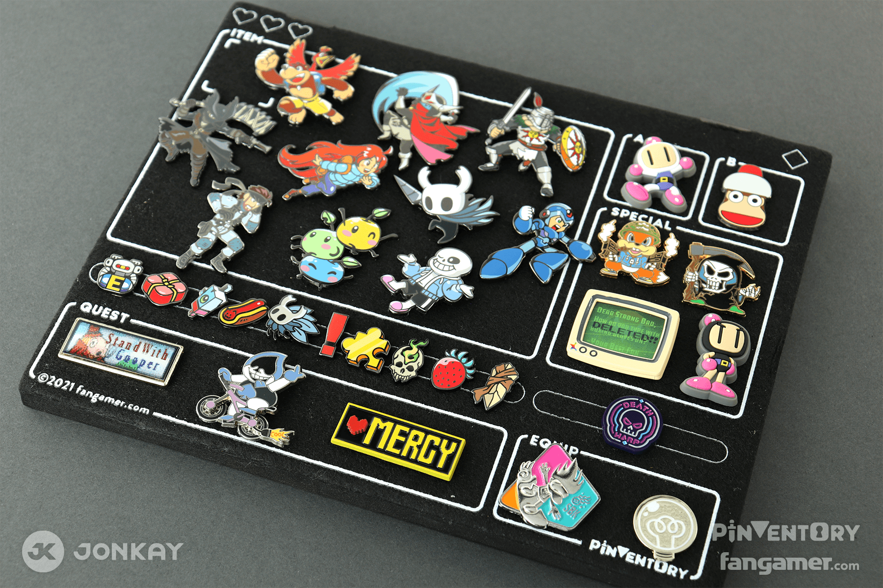Quest Gear Pinboard