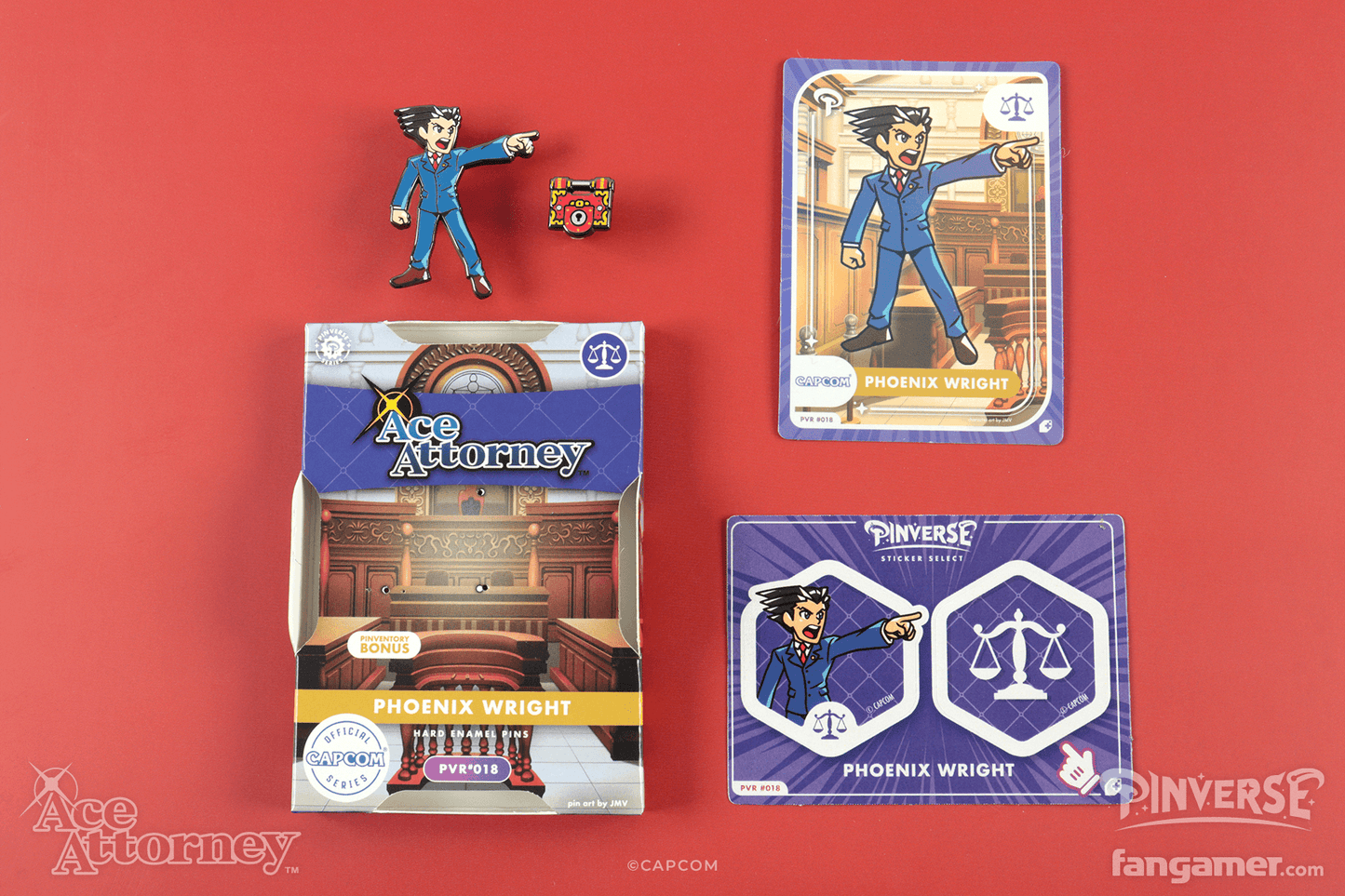 PINVERSE - Phoenix Wright Pin Pack