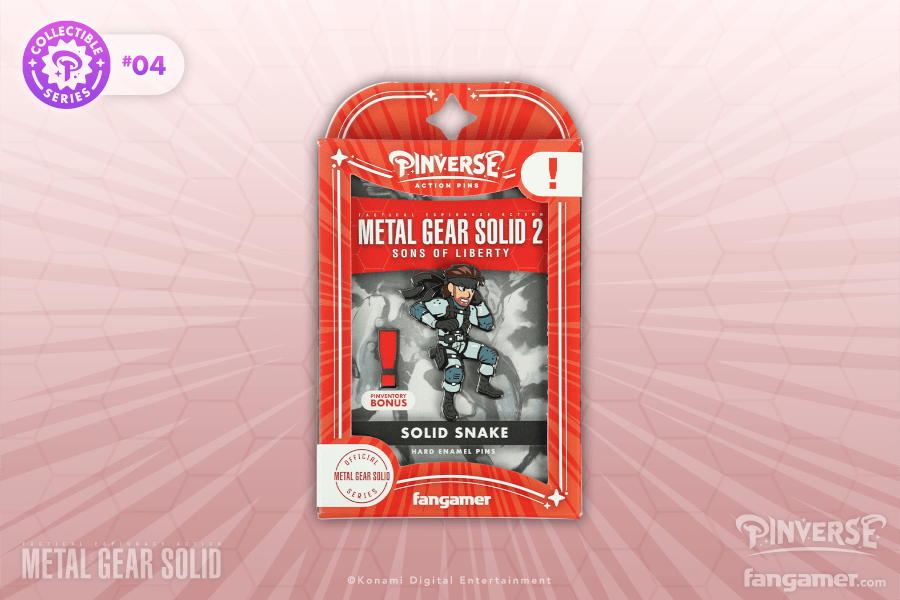 PINVERSE - Solid Snake Pin Pack