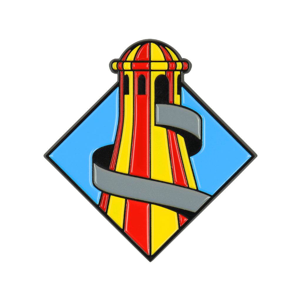 Spiral Slide Enamel Pin