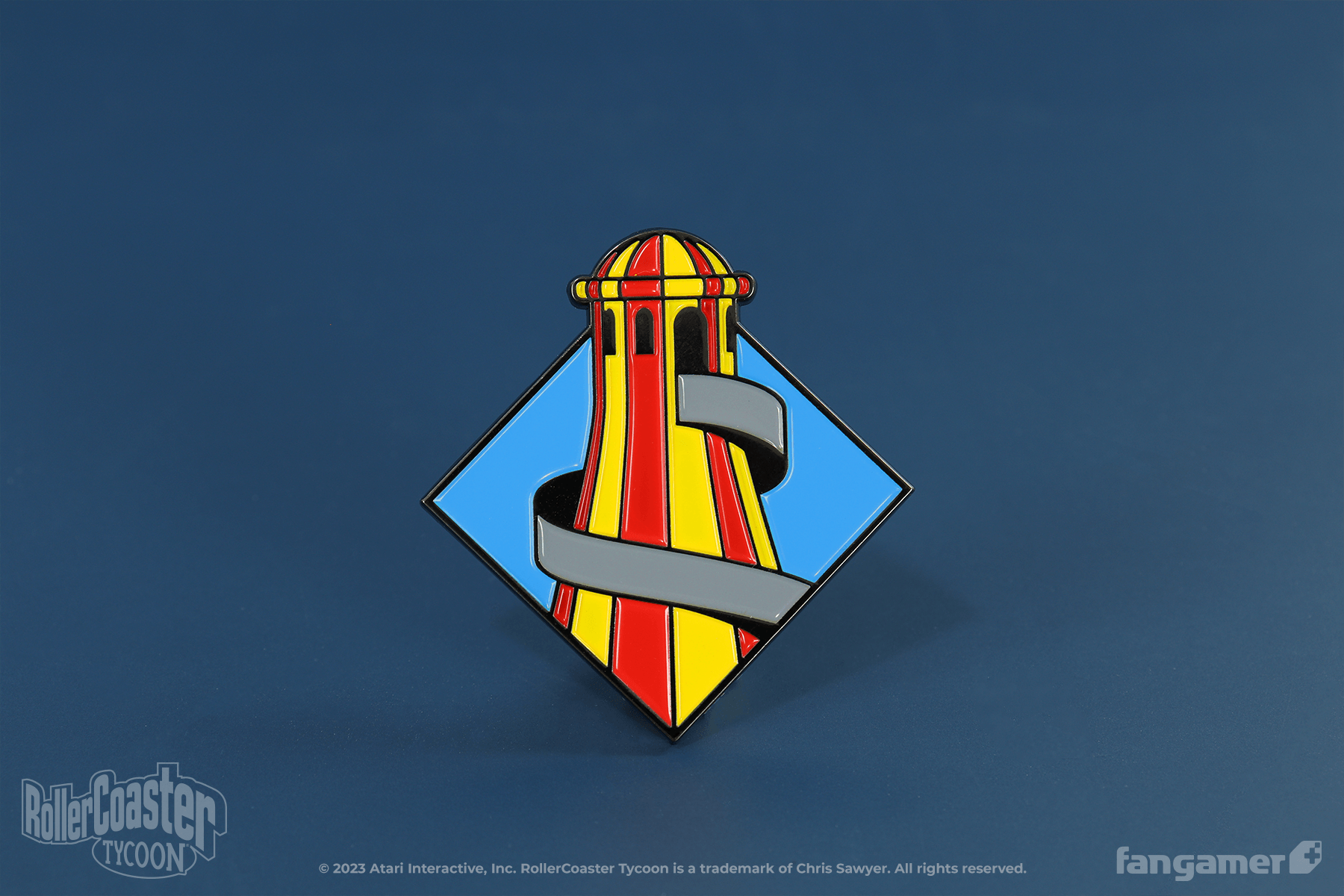 Spiral Slide Enamel Pin