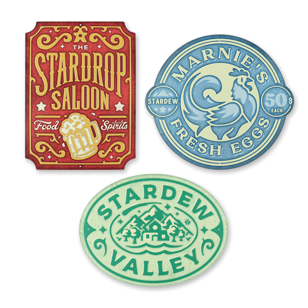 Stardew Valley Farm Signs