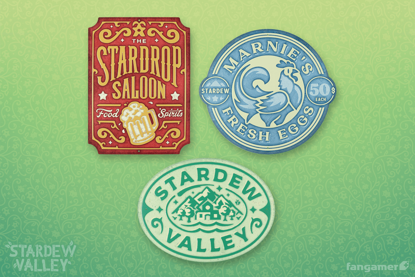 Stardew Valley Farm Signs