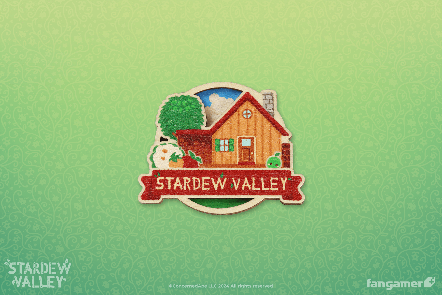 Farmhouse Wooden Pin