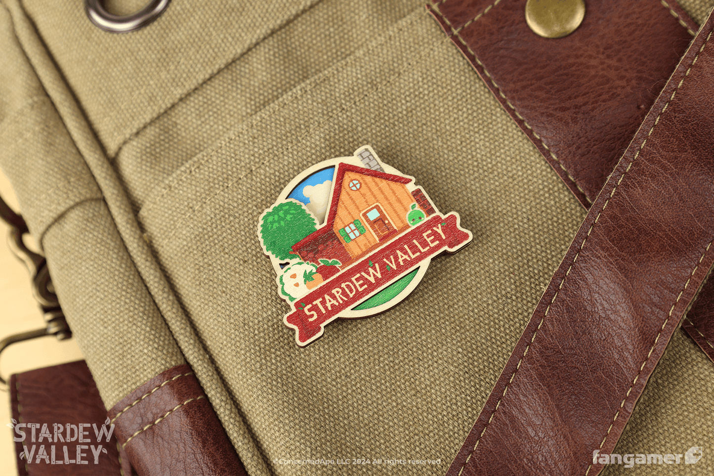Farmhouse Wooden Pin
