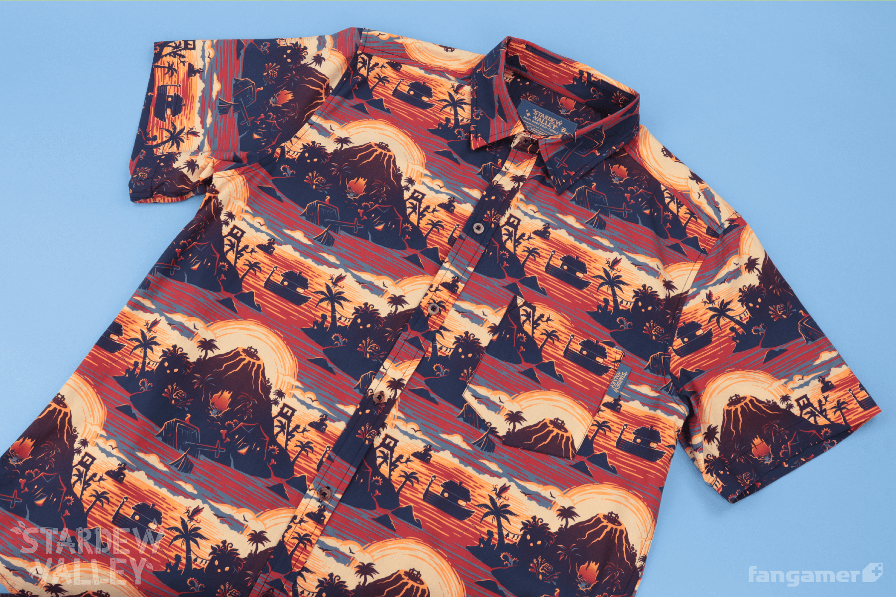 Ginger Island Resort Button Up Shirt