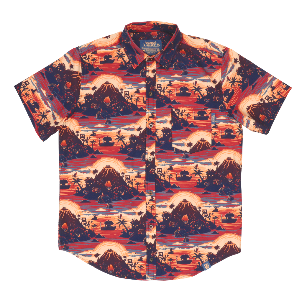 Ginger Island Resort Button Up Shirt