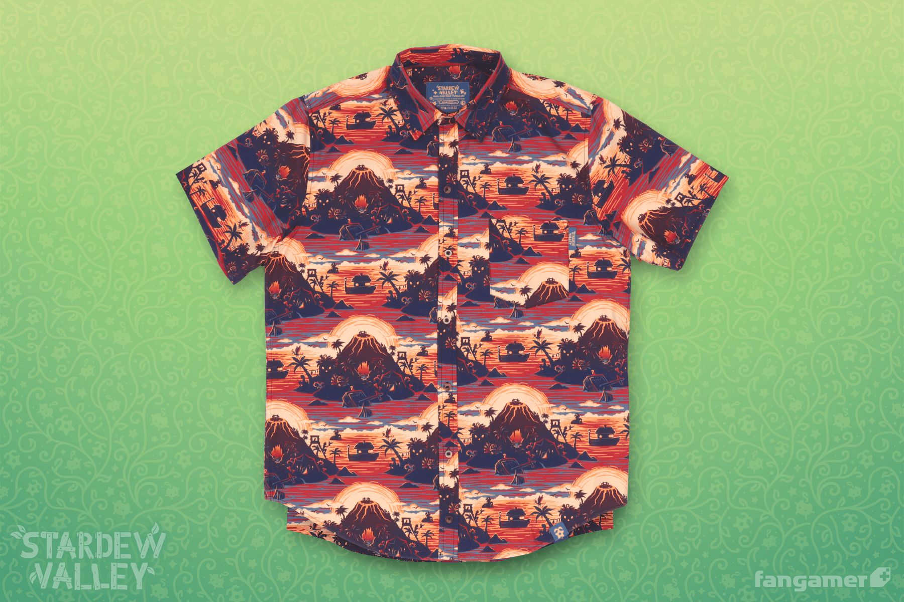 Ginger Island Resort Button Up Shirt