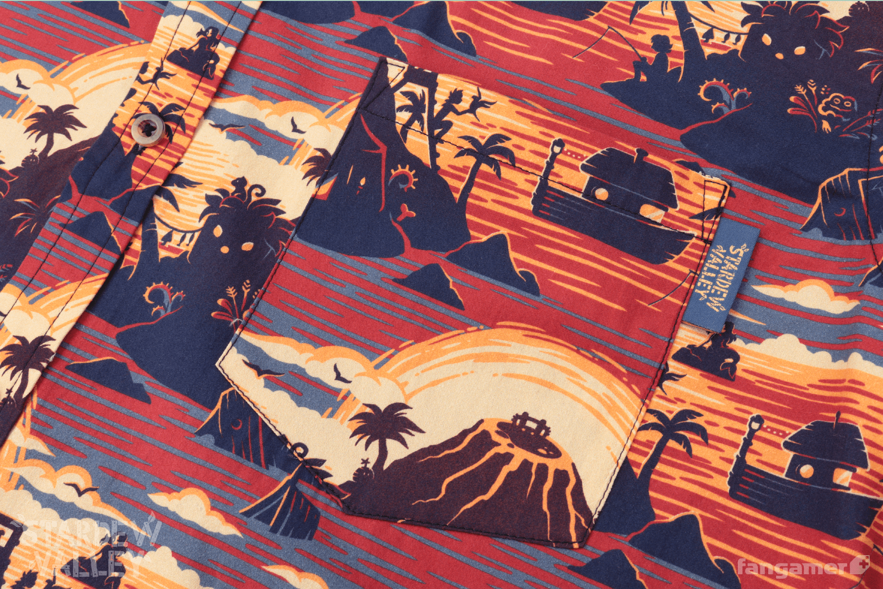 Ginger Island Resort Button Up Shirt