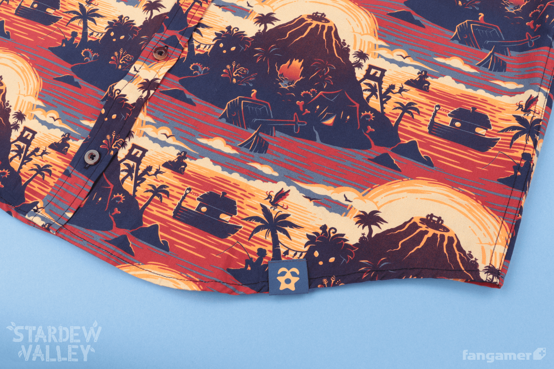 Ginger Island Resort Button Up Shirt