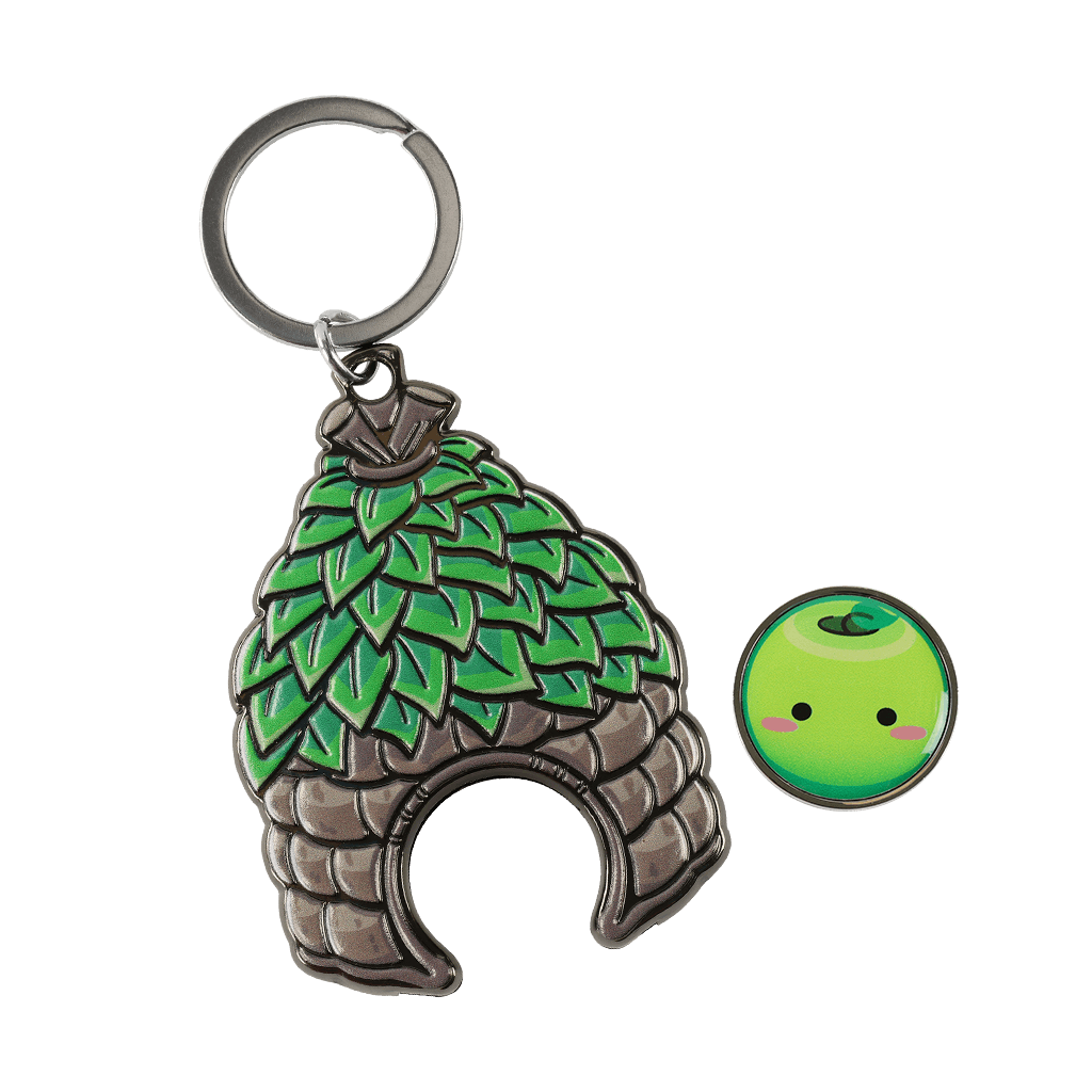 Junimo Hut Token Keychain