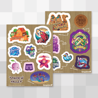 Pelican Town Sticker Sheet