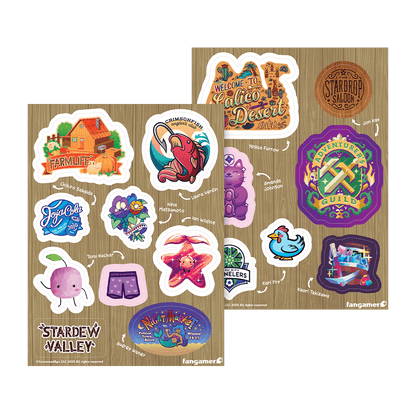 Pelican Town Sticker Sheet