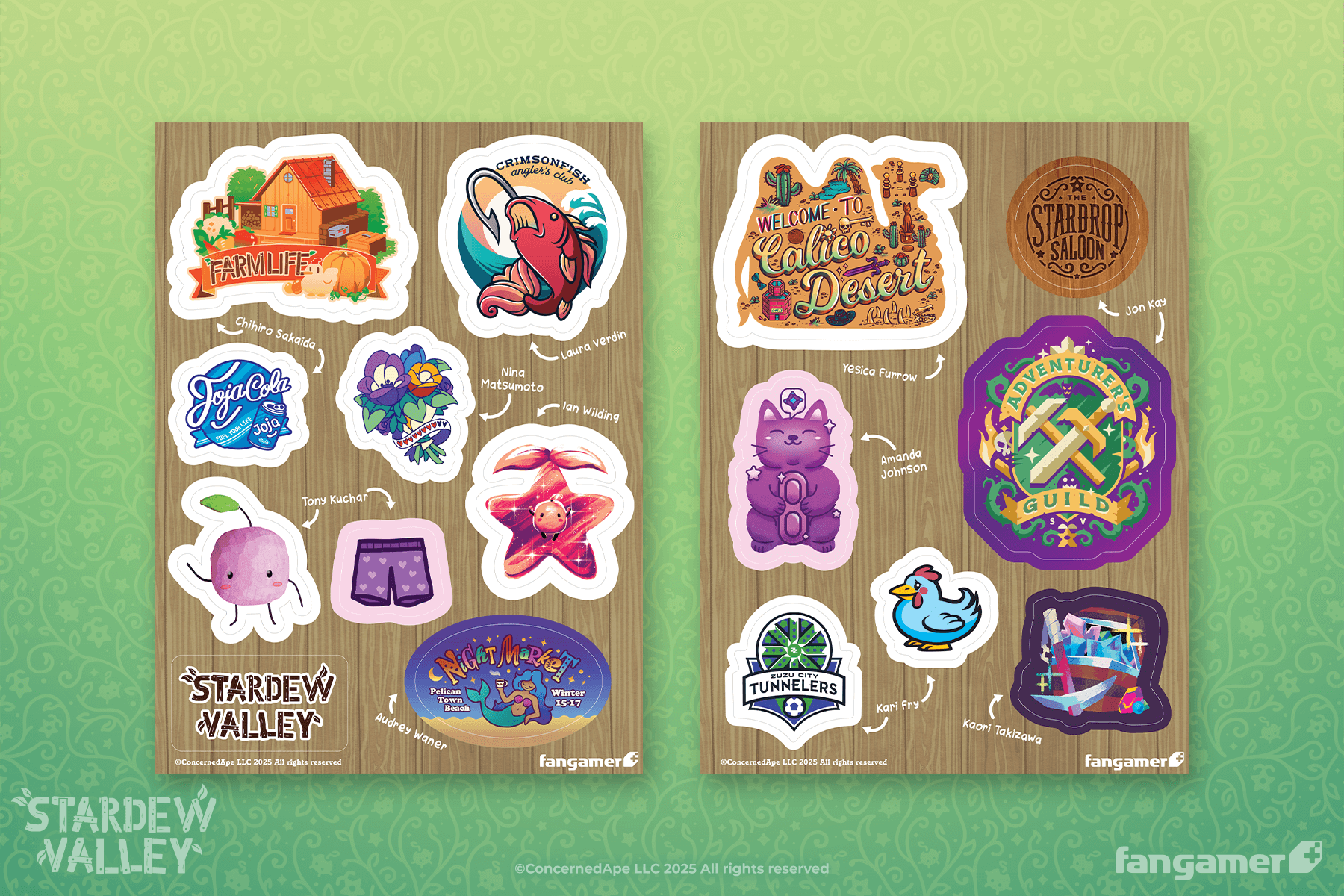 Pelican Town Sticker Sheet
