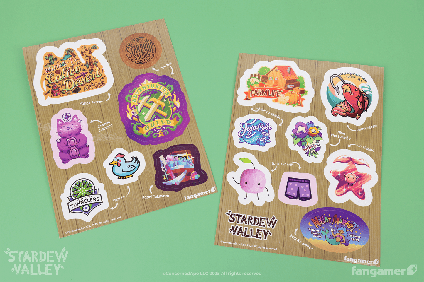 Pelican Town Sticker Sheet