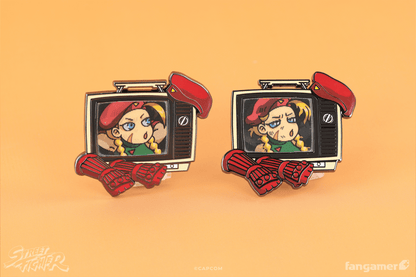 Street Fighter Buddies Lenticular Pin: Cammy