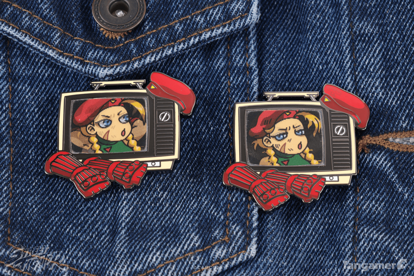 Street Fighter Buddies Lenticular Pin: Cammy