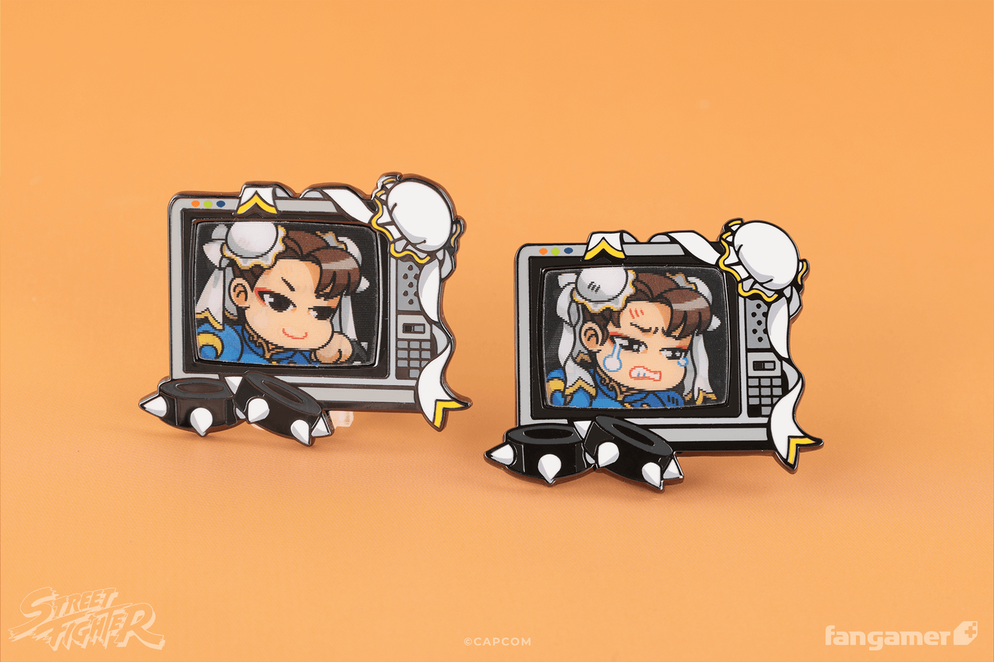 Street Fighter Buddies Lenticular Pin: Chun-Li