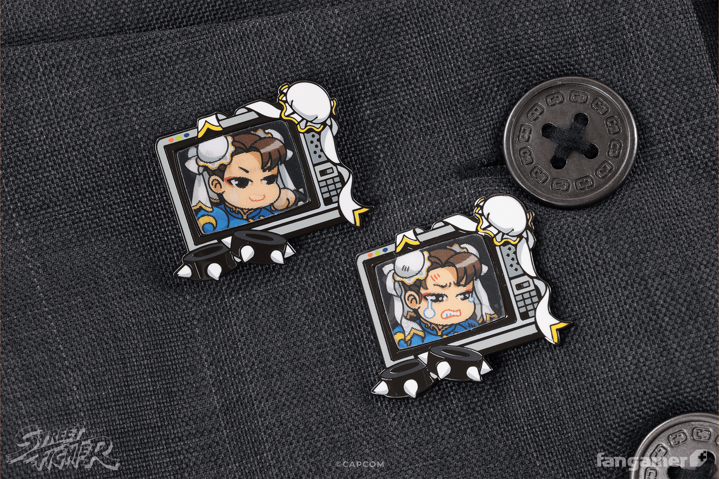 Street Fighter Buddies Lenticular Pin: Chun-Li