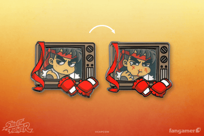 Street Fighter Buddies Lenticular Pin: Ryu