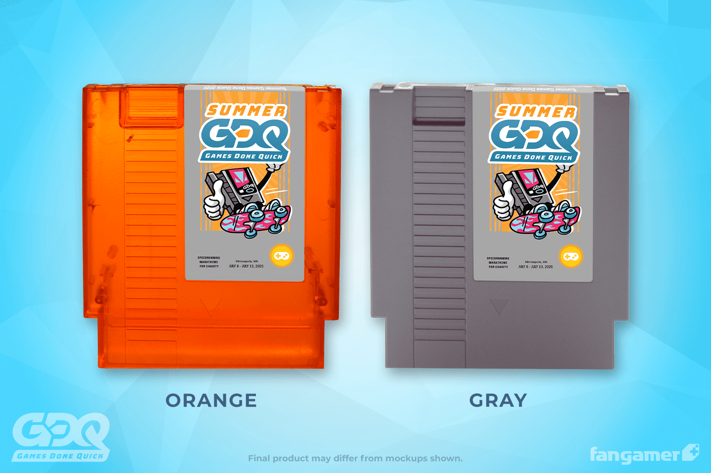 SGDQ 2025 Limited Edition NES Cartridge