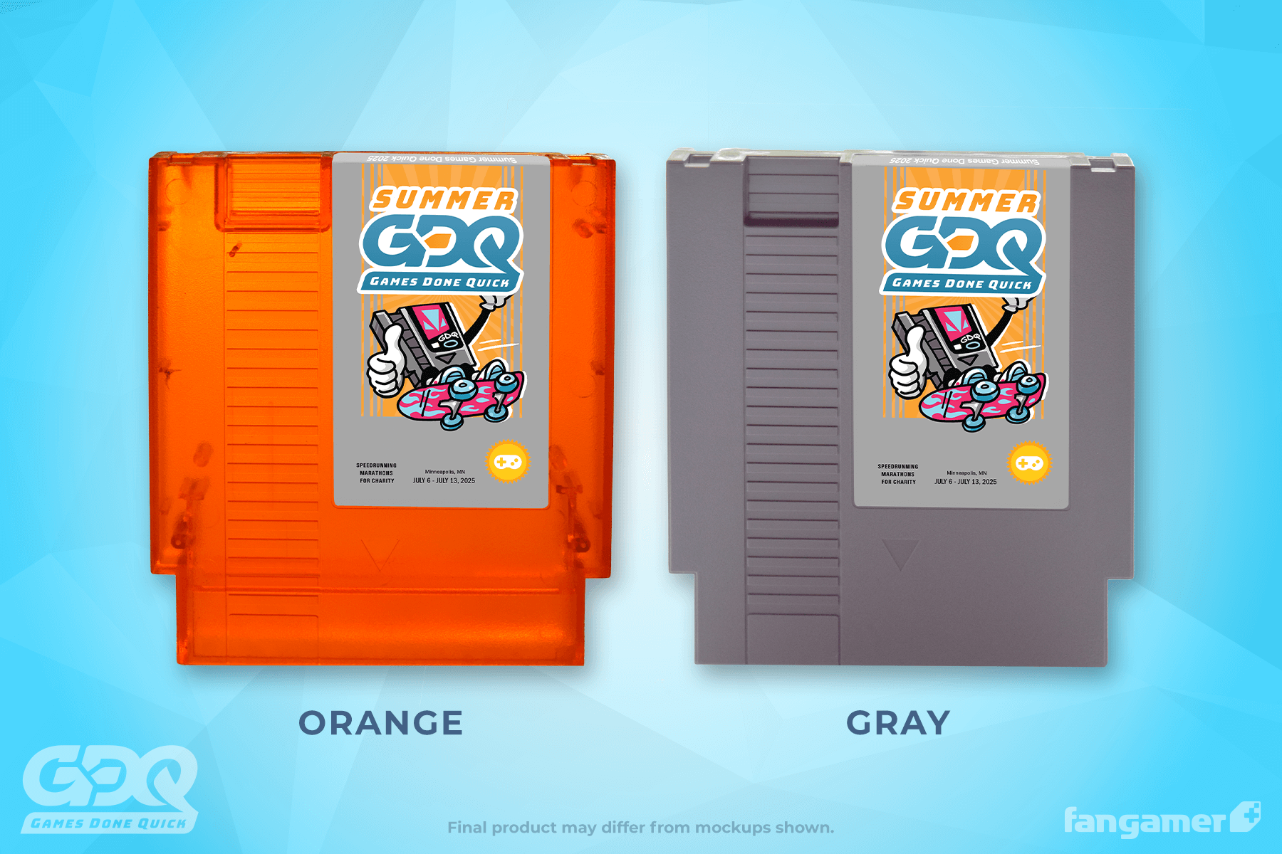 SGDQ 2025 Limited Edition NES Cartridge