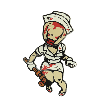 Bobblehead Nurse Pin