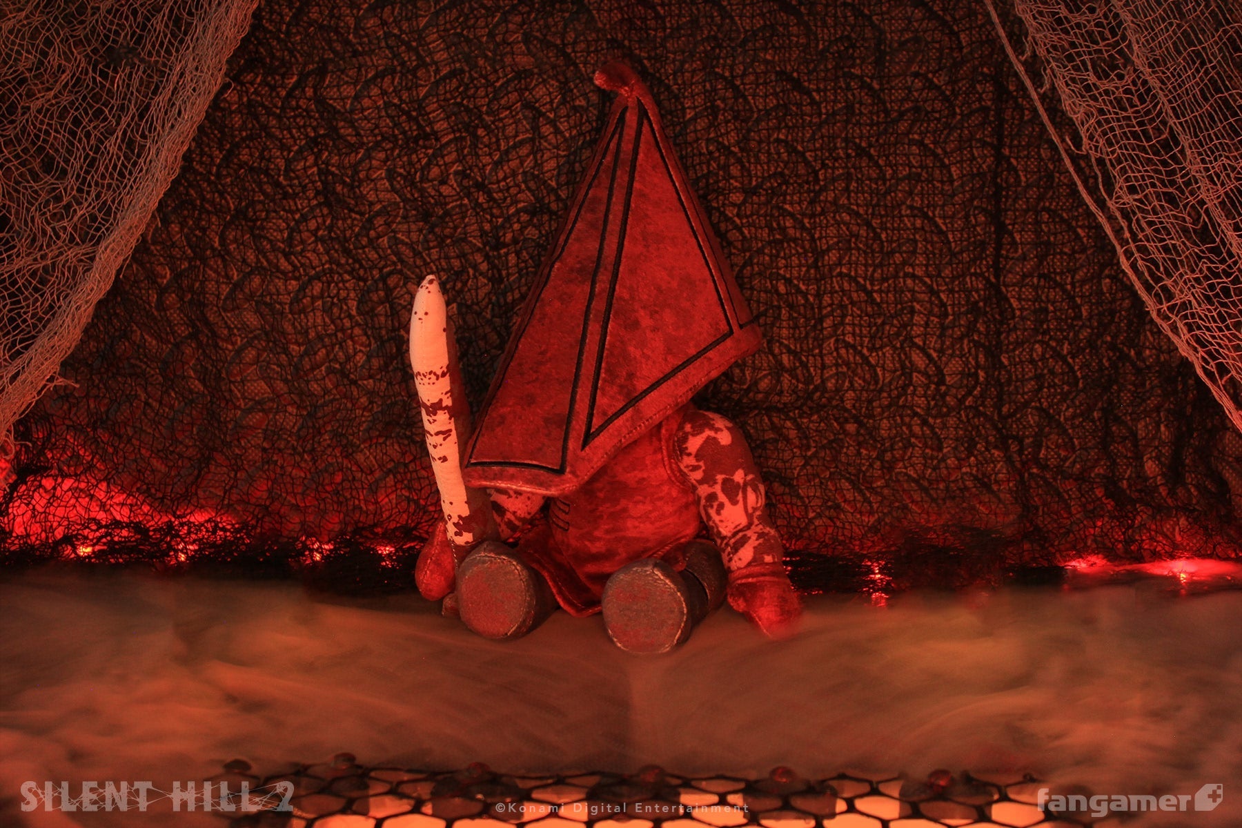 Red Pyramid Thing Plush