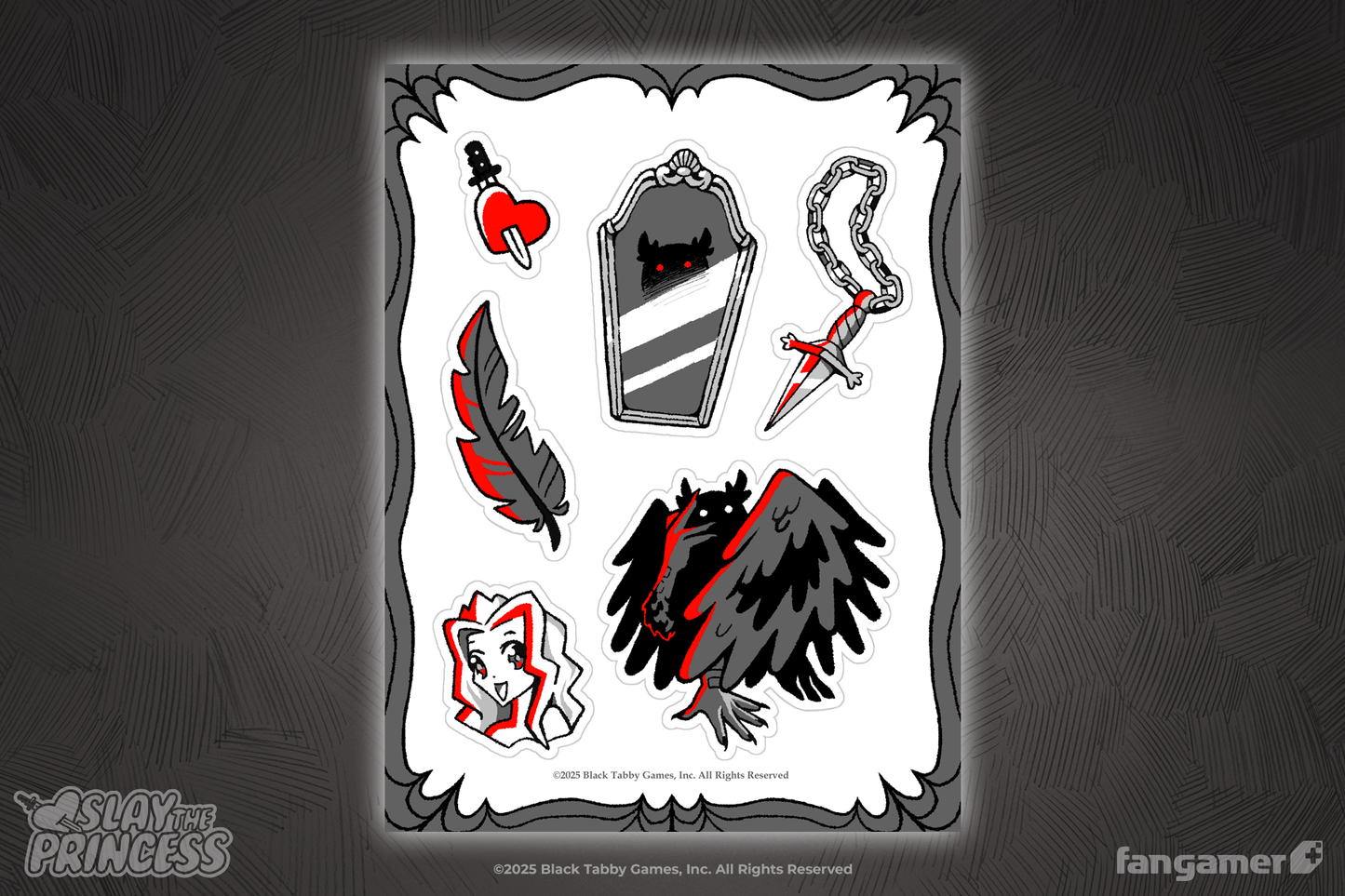 Slay the Princess Sticker Sheet Set