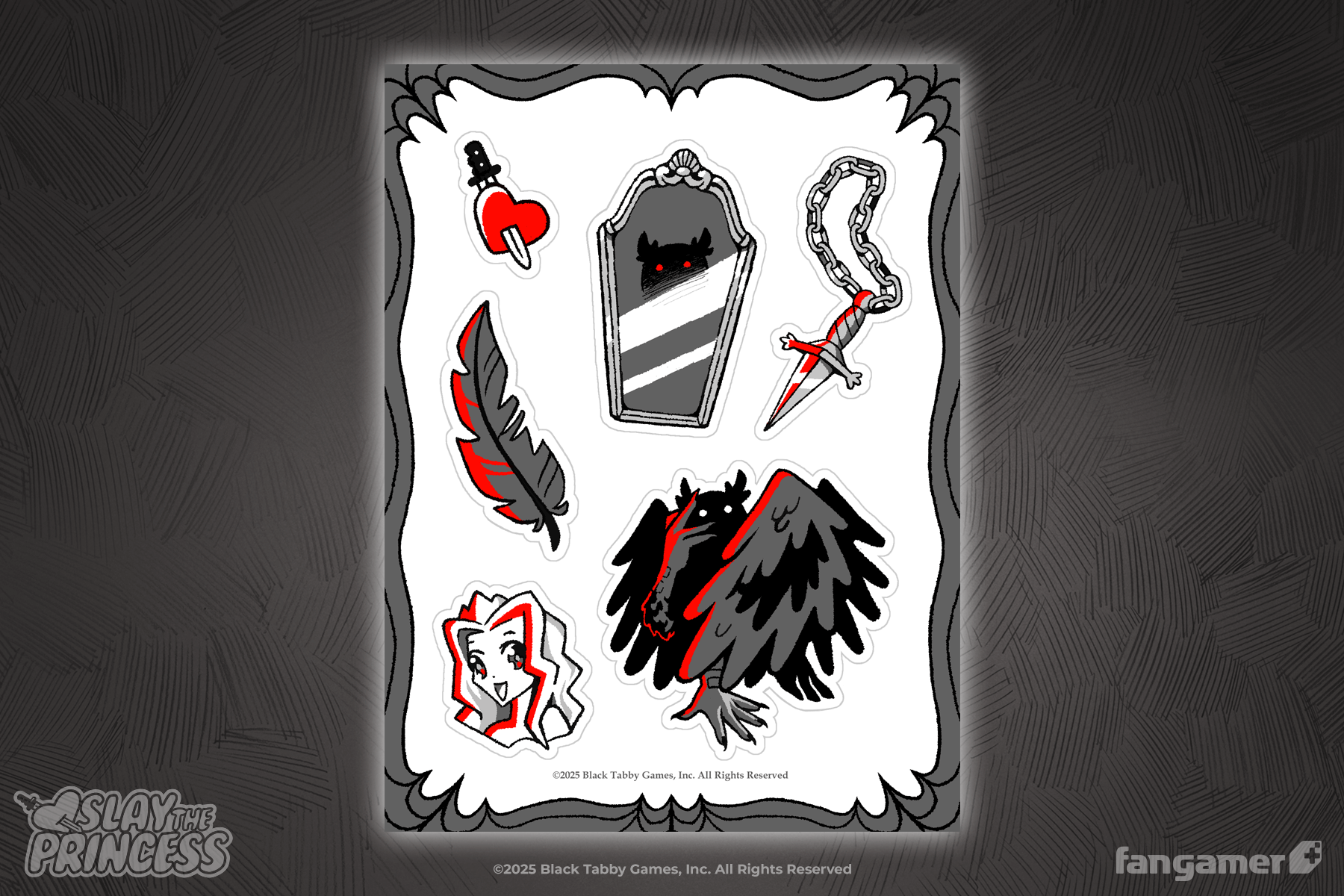 Slay the Princess Sticker Sheet Set