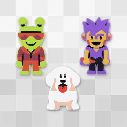 Party House Guests Pin Set