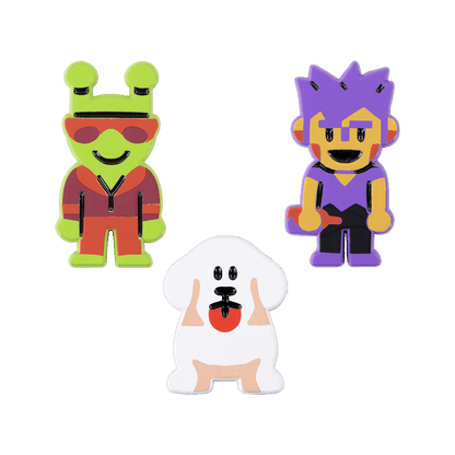 Party House Guests Pin Set