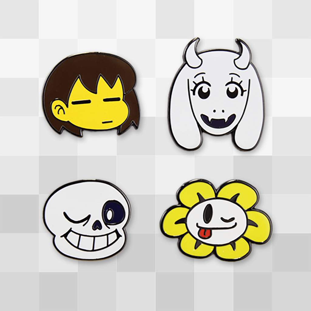 UNDERTALE - Character Pins Set 1