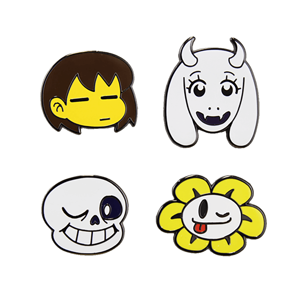 UNDERTALE - Character Pins Set 1