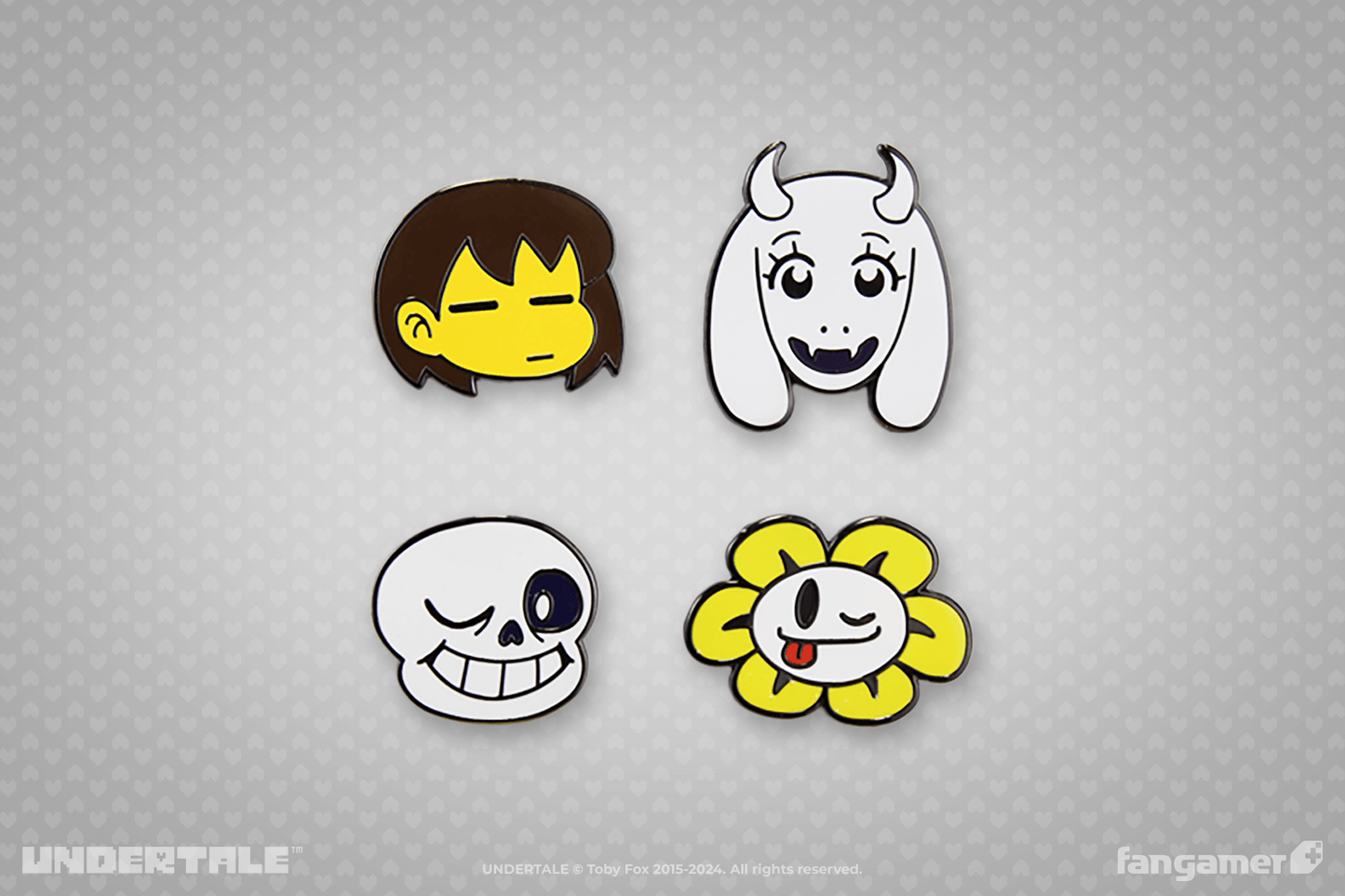 UNDERTALE - Character Pins Set 1