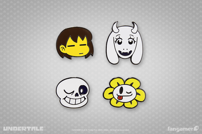 UNDERTALE - Character Pins Set 1