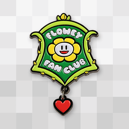 Flowey Fan Club Lapel Pin