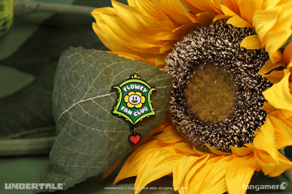 Flowey Fan Club Lapel Pin