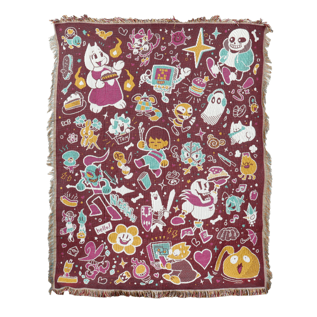 Friends and Foes Throw Blanket