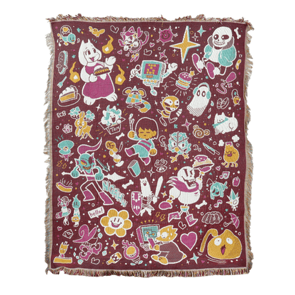 Friends and Foes Throw Blanket