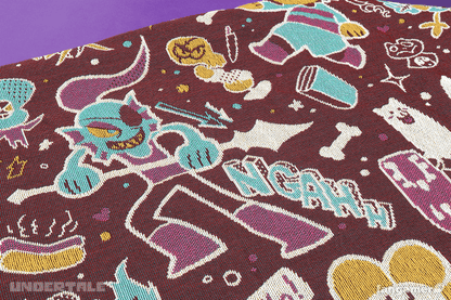 Friends and Foes Throw Blanket