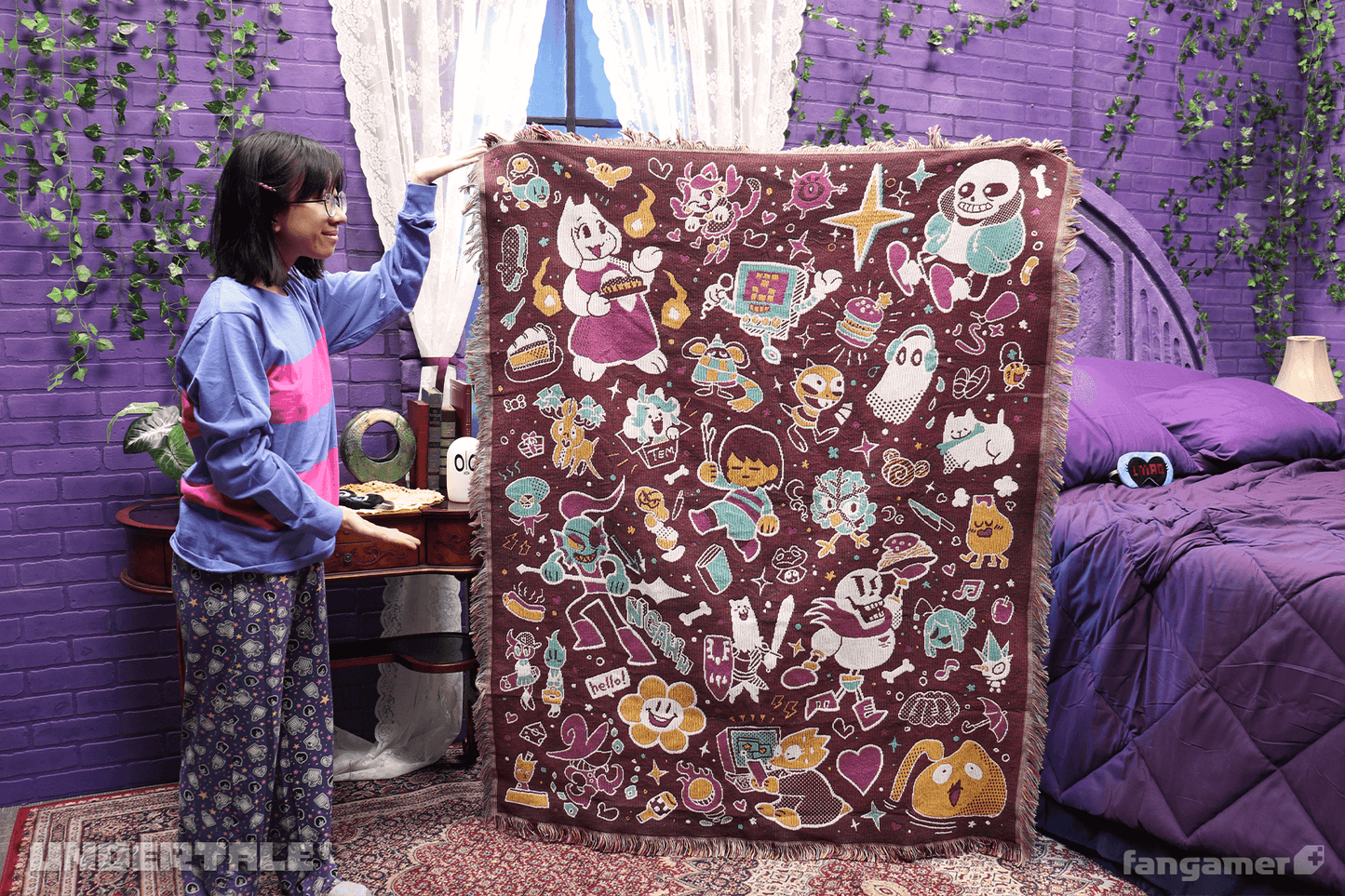 Friends and Foes Throw Blanket